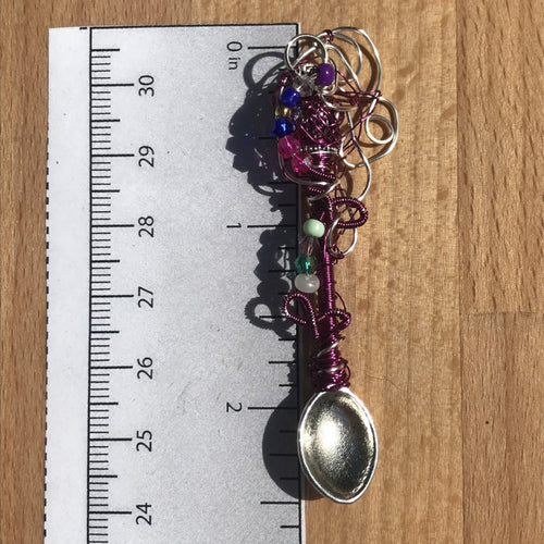 Wire Wrapped Mini Spoon Necklace