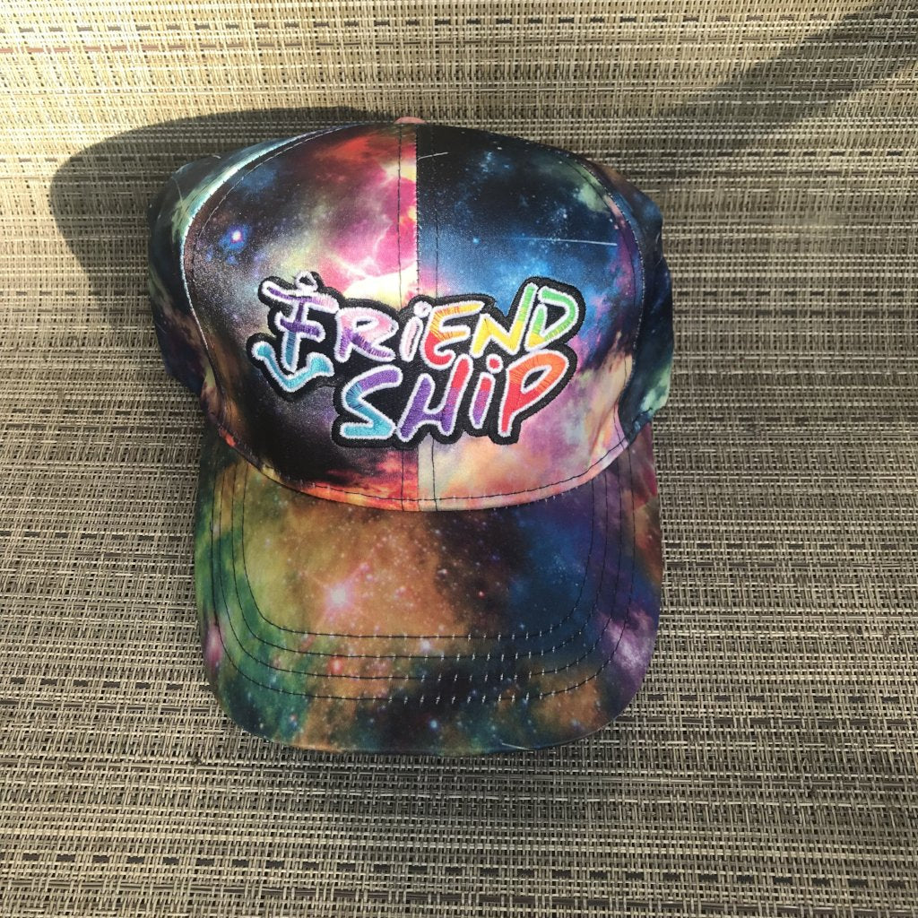 Tie Dye Galaxy Friendship inspired Hat - Made to order