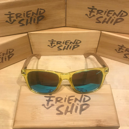 Original Yellow Friendship inspired glasses